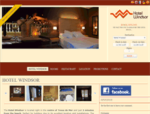 Tablet Screenshot of hotelwindsortossa.es